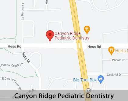 Map image for Pediatric Dental Center in Parker, CO